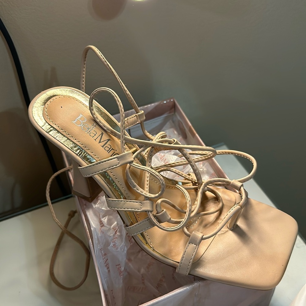 Nude Bella Marie heels